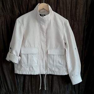 Banana republic petite cargo bomber jacket